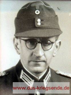 Major Herbert Strobel. Im März 1945 unschuldig hingerichtet.